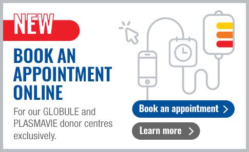 An online appointment tool that lets you schedule your donation at a time that’s best for you and gives you access to scores of practical features!- Register